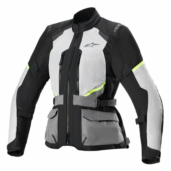 Geaca dama textil vara Alpinestars STELLA ANDES AIR DRYSTAR M Gri deschis/Gri inchis/Negru, 2