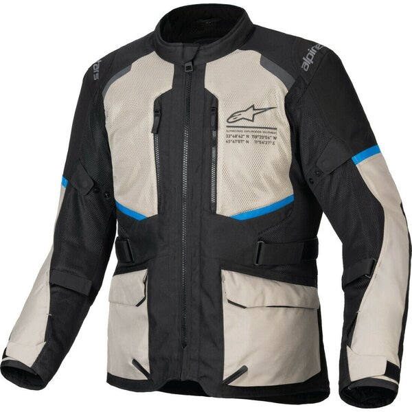 Geaca textil vara Alpinestars ANDES AIR DRYSTAR M Negru/Albastru/Gri, 3