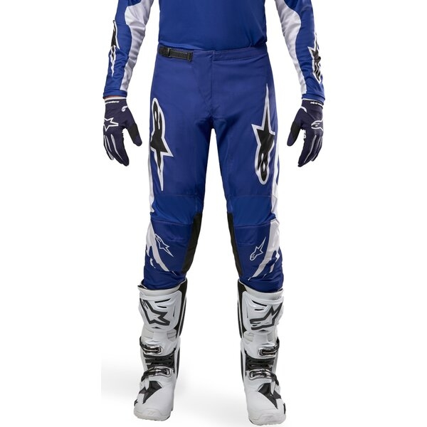 Pantaloni cross-enduro ALPINESTARS FLUID LUCENT 2024 Negru/Alb 38, 6