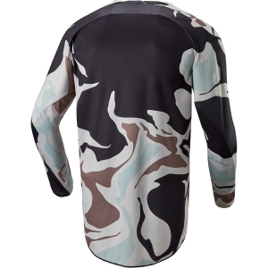 Tricou cross-enduro ALPINESTARS RACER TACTICAL S Verde military/Maro, 5