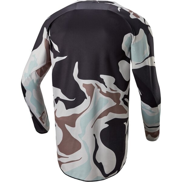 Tricou cross-enduro ALPINESTARS RACER TACTICAL S Gri deschis/Negru/Maro, 3