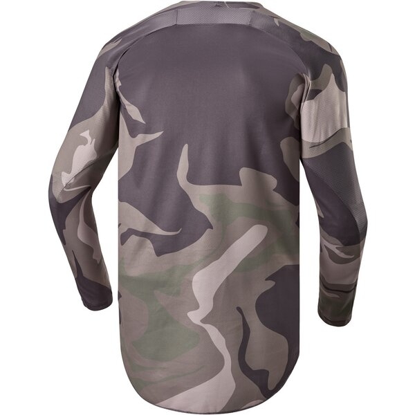 Tricou cross-enduro ALPINESTARS RACER TACTICAL M Verde military/Maro, 4