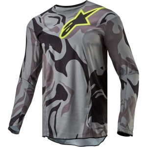 Tricou cross-enduro ALPINESTARS RACER TACTICAL L Gri inchis/Negru/Galben fluo, 3