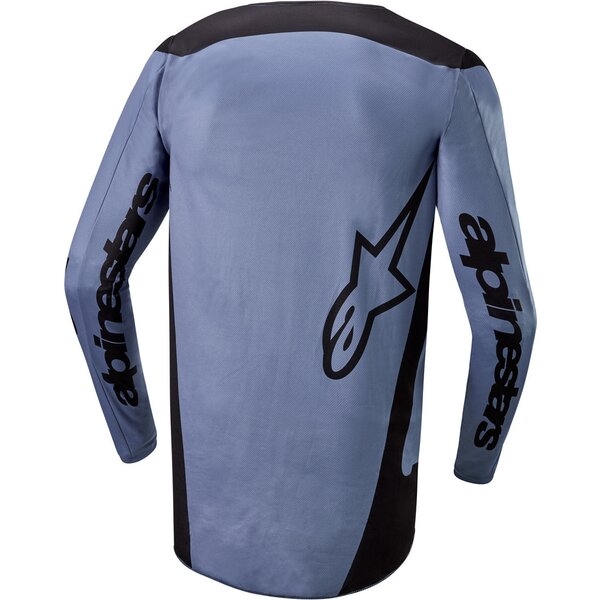 Tricou cross-enduro ALPINESTARS FLUID LURV 2024 L Negru/Galben fluo, 11
