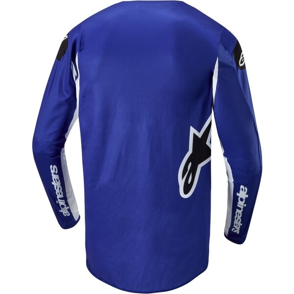 Tricou cross-enduro Alpinestars FLUID LUCENT 2024 M Albastru/Portocaliu, 8
