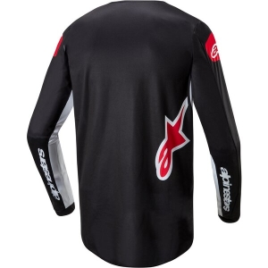 Tricou cross-enduro Alpinestars FLUID LUCENT 2024 Negru/Alb XL, 5