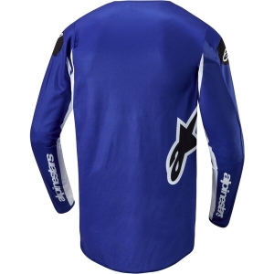 Tricou cross-enduro Alpinestars FLUID LUCENT 2024 XL Alb/Rosu/Galben fluo, 4