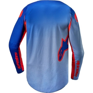 Tricou cross-enduro Alpinestars FLUID LUCENT 2024 XL Alb/Rosu/Galben fluo, 6