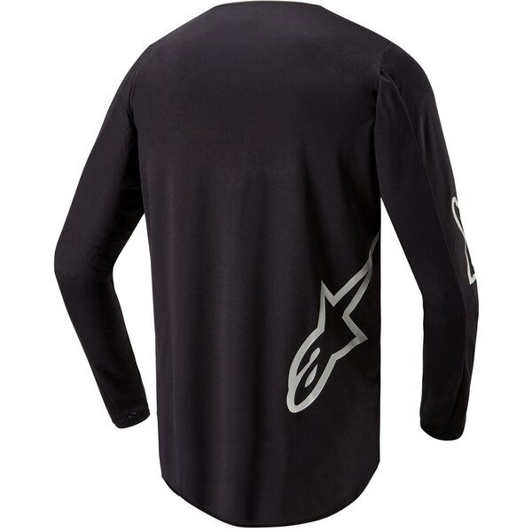 Tricou cross-enduro ALPINESTARS FLUID GRAPHITE 2024 S Negru/Argintiu, 7