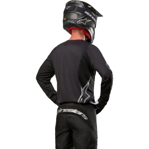 Tricou cross-enduro ALPINESTARS FLUID GRAPHITE 2024 Negru/Argintiu XXL, 6