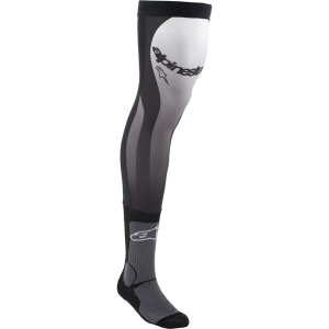 Sosete motocross ALPINESTARS KNEE BRACE SOCKS Rosu/Alb L/XXL, 4
