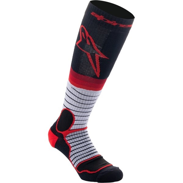 Sosete ALPINESTARS PRO MX PRO V2 SOCKS L Negru/Rosu/Albastru, 5