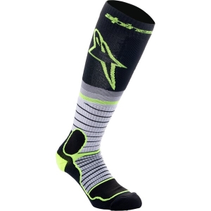 Sosete ALPINESTARS PRO MX PRO V2 SOCKS S Negru/Gri/Rosu, 5