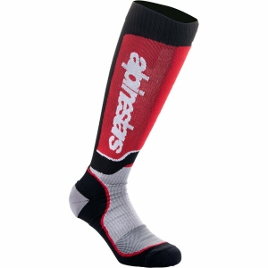 Sosete ALPINESTARS MX PLUS SOCKS S Negru/Gri/Rosu, 2