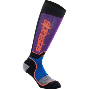 Sosete ALPINESTARS MX PLUS SOCKS L Negru/Gri/Galben fluo, 8