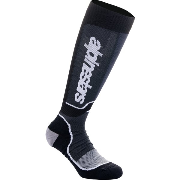 Sosete ALPINESTARS MX PLUS SOCKS L Negru/Alb/Albastru, 4