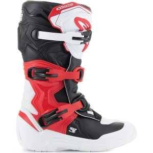 Cizme cross-enduro copii ALPINESTARS TECH 3S YOUTH 34 Alb/Negru/Rosu, 4