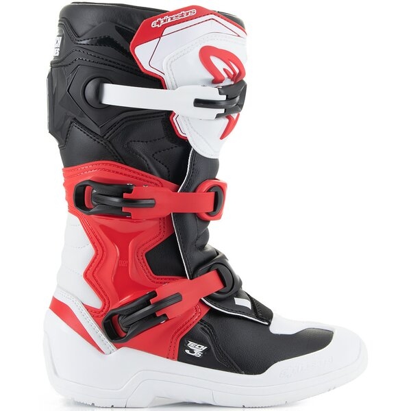 Cizme cross-enduro copii ALPINESTARS TECH 3S YOUTH 39 Negru/Portocaliu, 9
