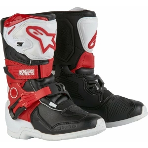 Cizme cross-enduro copii ALPINESTARS TECH 3S KIDS 32 Negru/Galben/Portocaliu, 18