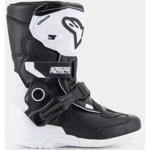 Cizme cross-enduro copii ALPINESTARS TECH 3S KIDS Alb/Negru 33, 4