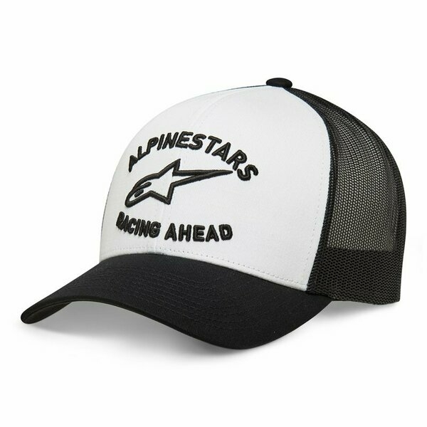 Sapca ALPINESTARS TRIPLE TRUCKER Hat Alb/Negru/Alb, 2