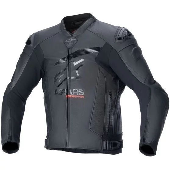 Geaca de piele ALPINESTARS GP PLUS R V4 AIRFLOW 48 Negru/Rosu fluo/Alb, 8