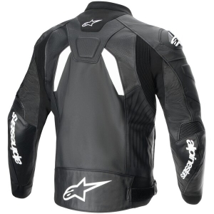 Geaca de piele ALPINESTARS GP PLUS R V4 AIRFLOW Negru/Alb 54, 5