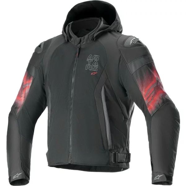 Geaca de vara impermeabila ALPINESTARS ZACA AIR VENOM S Negru/Rosu, 5