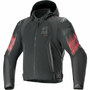 Geaca de vara impermeabila ALPINESTARS ZACA AIR VENOM S Negru/Rosu
