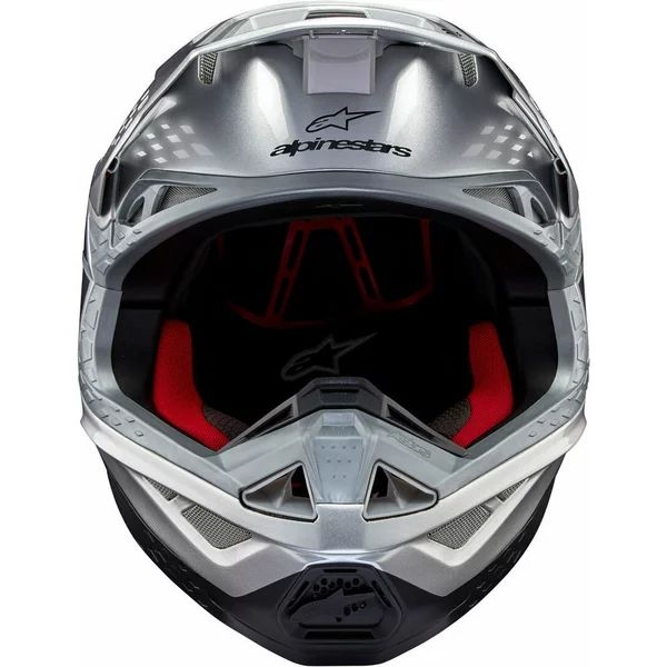 Casca cross-enduro ALPINESTARS SUPERTECH S-M10 FLOOD 2024 ECE 22.06 L Rosu fluo, 34