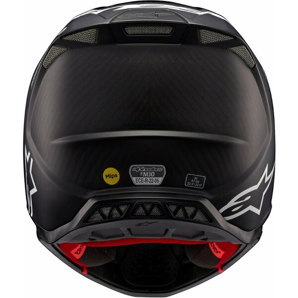 Casca cross-enduro ALPINESTARS SUPERTECH S-M10 FLOOD 2024 ECE 22.06 XL Rosu fluo, 9