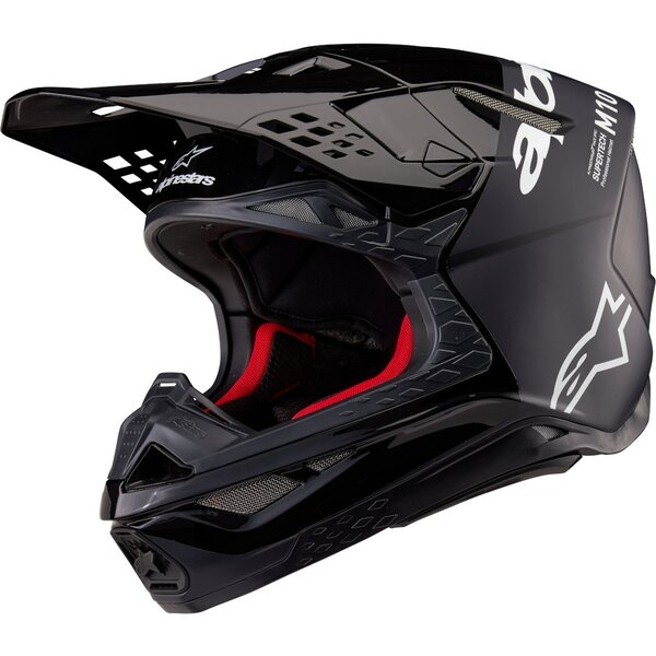 Casca cross-enduro ALPINESTARS SUPERTECH S-M10 FLOOD 2024 ECE 22.06 XL Rosu fluo, 16