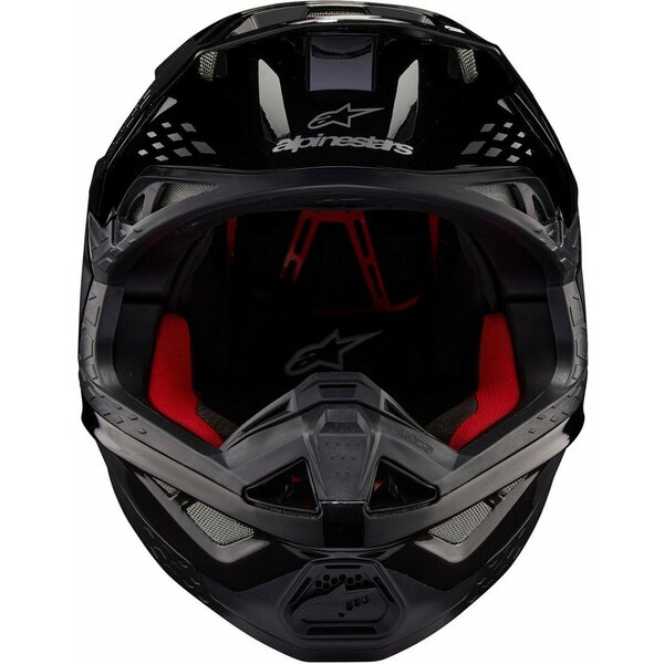 Casca cross-enduro ALPINESTARS SUPERTECH S-M10 FLOOD 2024 ECE 22.06 M Negru/Gri inchis, 27