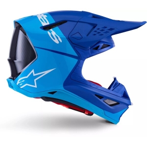 Casca cross-enduro ALPINESTARS SUPERTECH S-M10 FLOOD 2024 ECE 22.06 M Negru/Gri inchis, 10