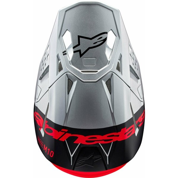 Casca cross-enduro ALPINESTARS SUPERTECH S-M10 FLOOD 2024 ECE 22.06 L Negru/Gri inchis, 14