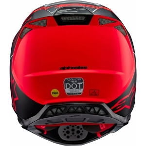 Casca cross-enduro ALPINESTARS SUPERTECH S-M10 FLOOD 2024 ECE 22.06 XL Argintiu/Negru/Rosu, 20