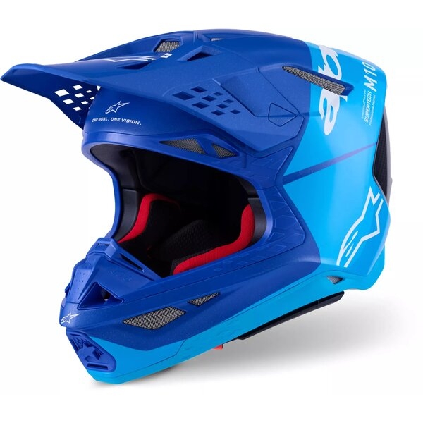 Casca cross-enduro ALPINESTARS SUPERTECH S-M10 FLOOD 2024 ECE 22.06 M Albastru/Negru, 25