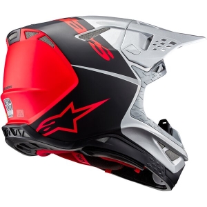 Casca cross-enduro ALPINESTARS SUPERTECH S-M10 FLOOD 2024 ECE 22.06 Albastru/Negru XL, 9