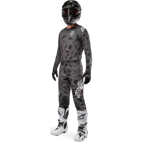 Pantaloni cross-enduro ALPINESTARS TECHSTAR GRAPHITE 2024 32 Negru/Camo, 16