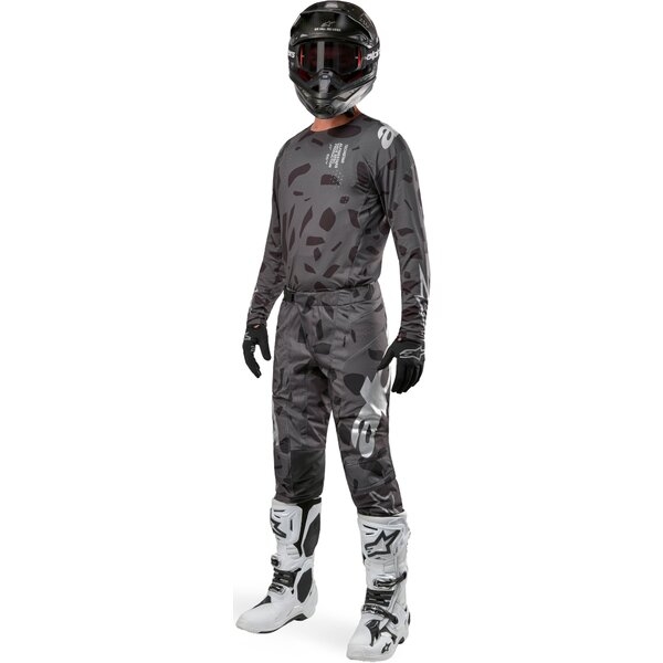 Pantaloni cross-enduro ALPINESTARS TECHSTAR GRAPHITE 2024 34 Negru/Camo, 9