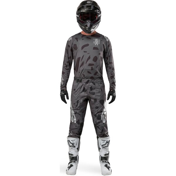 Tricou cross-enduro ALPINESTARS TECHSTAR GRAPHITE 2024 S Negru/Camo, 4