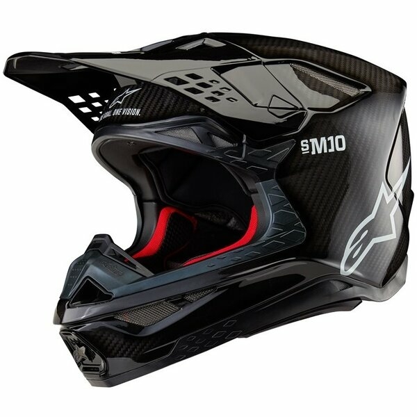 Casca cross-enduro ALPINESTARS SUPERTECH S-M10 SOLID 2024 ECE 22.06 Negru XXL, 2