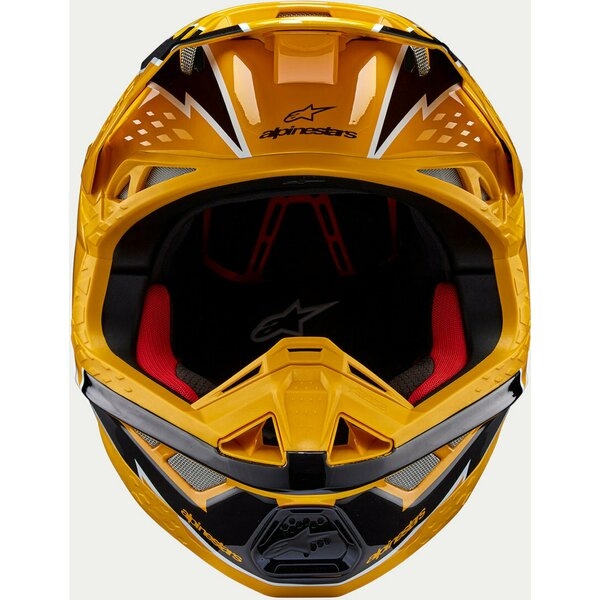 Casca cross-enduro ALPINESTARS SUPERTECH S-M10 AMPRESS 2024 ECE 22.06 M Negru mat/Alb, 10