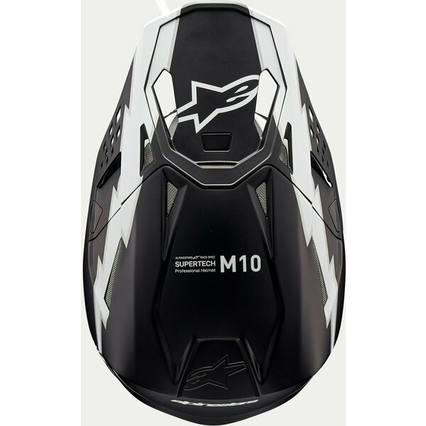 Casca cross-enduro ALPINESTARS SUPERTECH S-M10 AMPRESS 2024 ECE 22.06 M Negru mat/Alb, 11