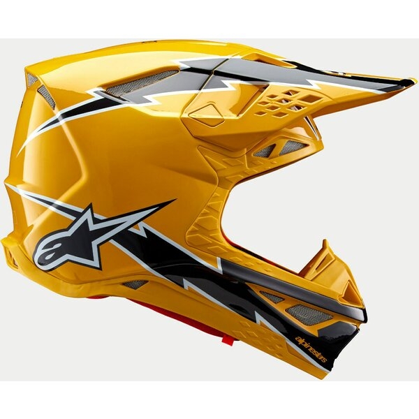 Casca cross-enduro ALPINESTARS SUPERTECH S-M10 AMPRESS 2024 ECE 22.06 L Negru/Galben, 8