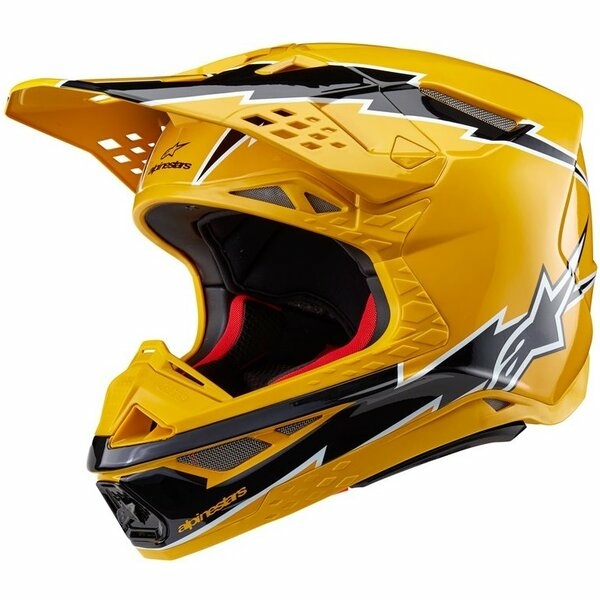Casca cross-enduro ALPINESTARS SUPERTECH S-M10 AMPRESS 2024 ECE 22.06 L Negru/Galben, 2