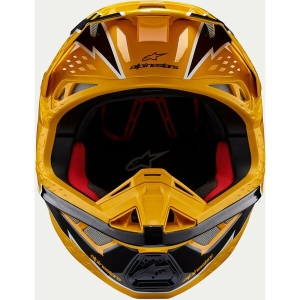 Casca cross-enduro ALPINESTARS SUPERTECH S-M10 AMPRESS 2024 ECE 22.06 L Negru mat/Alb, 7