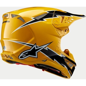 Casca cross-enduro ALPINESTARS SUPERTECH S-M10 AMPRESS 2024 ECE 22.06 XL Negru/Galben, 5