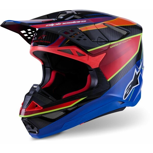 Casca cross-enduro ALPINESTARS SUPERTECH S-M10 ERA 2024 ECE 22.06 XL Auriu/Galben/Rosu, 17