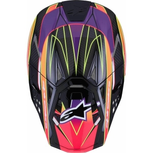 Casca cross-enduro ALPINESTARS SUPERTECH S-M10 ERA 2024 ECE 22.06 M Auriu/Galben/Rosu, 9